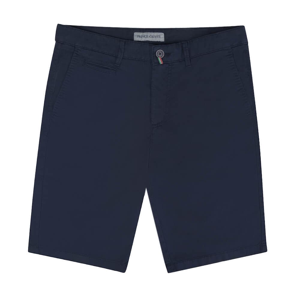 Elegant Βερμούδα Chinos Μπλε Σκούρο (Modern Fit)