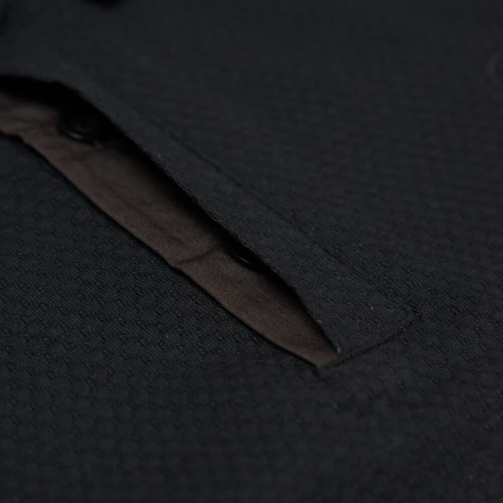 Premium Polo Μαύρο 100% Cotton (Modern Fit)
