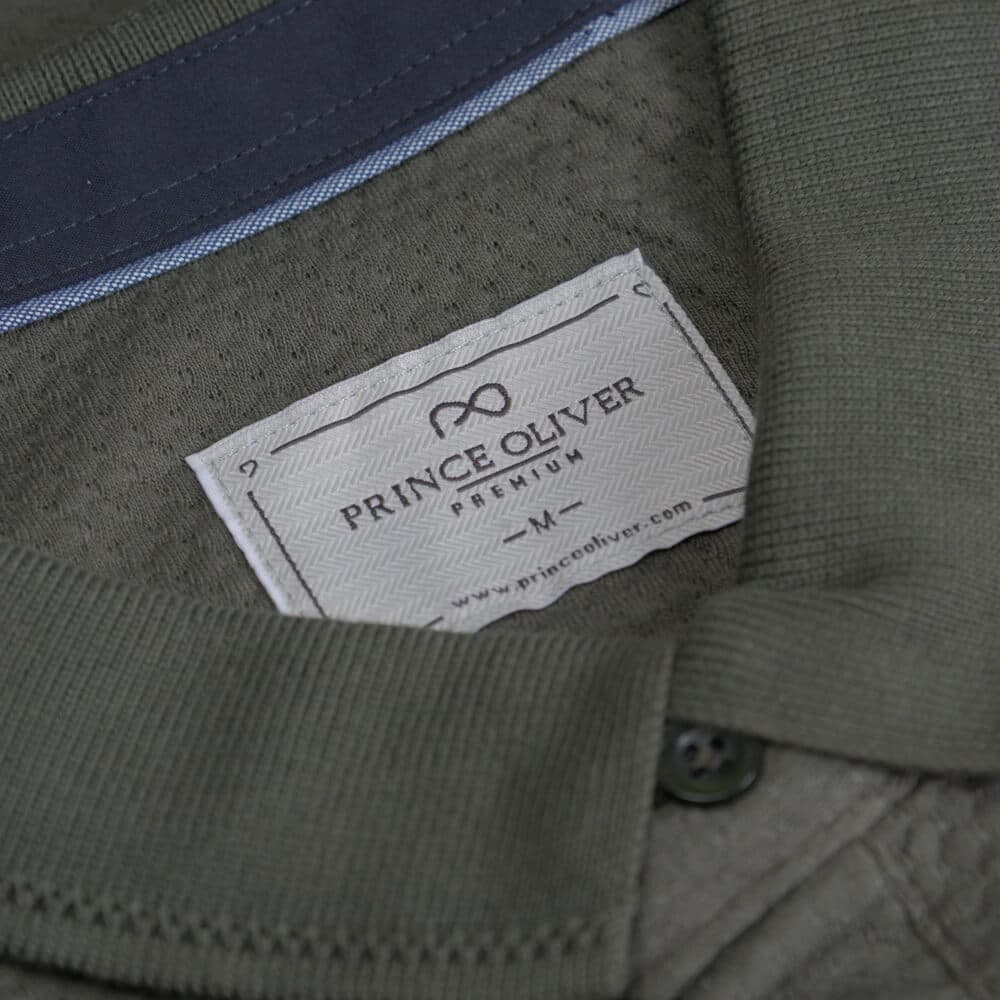 Premium Polo Χακί 100% Cotton (Modern Fit)