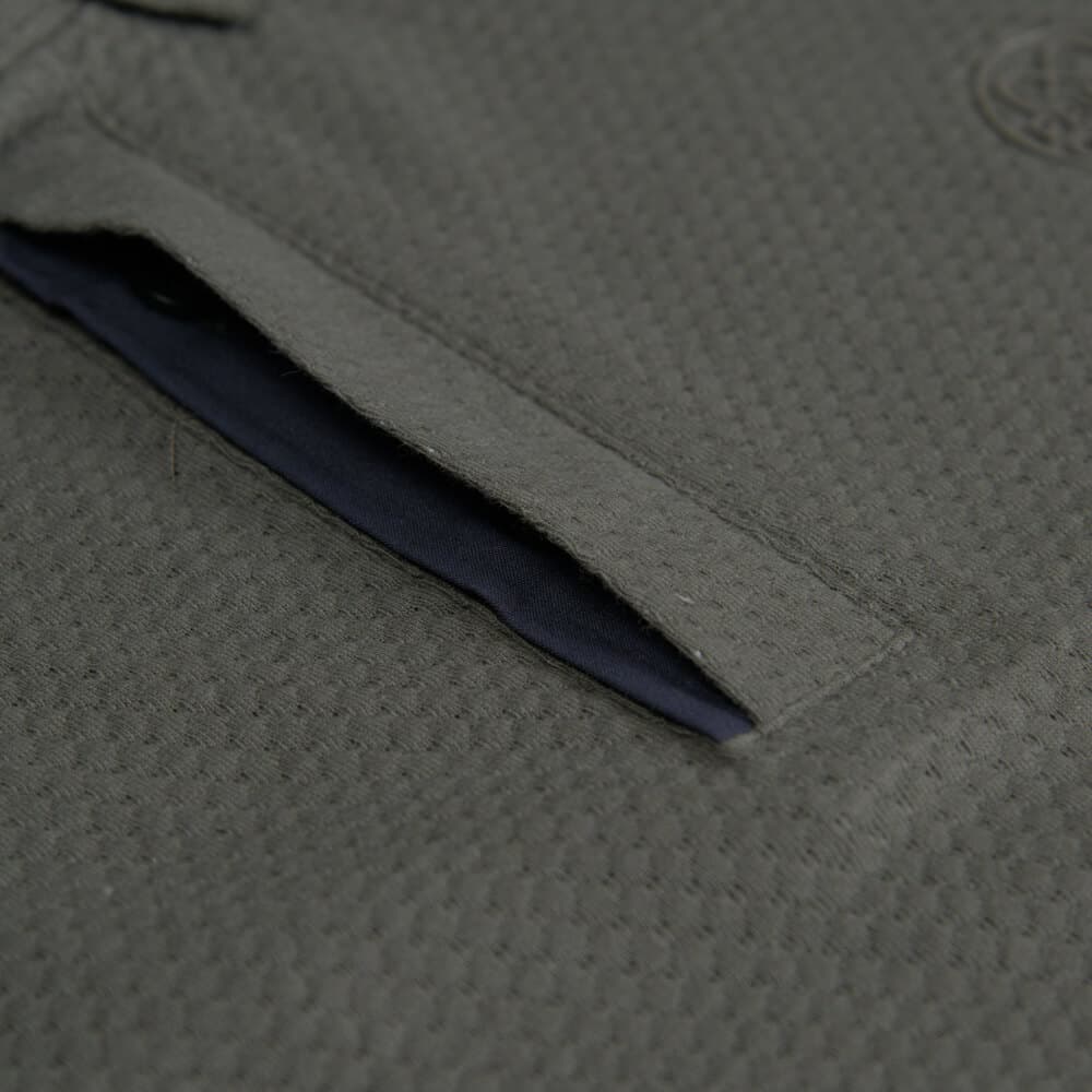 Premium Polo Χακί 100% Cotton (Modern Fit)
