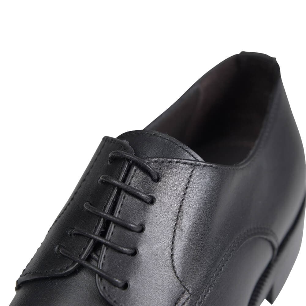 Derby Μαύρο Leather Shoes New Arrival