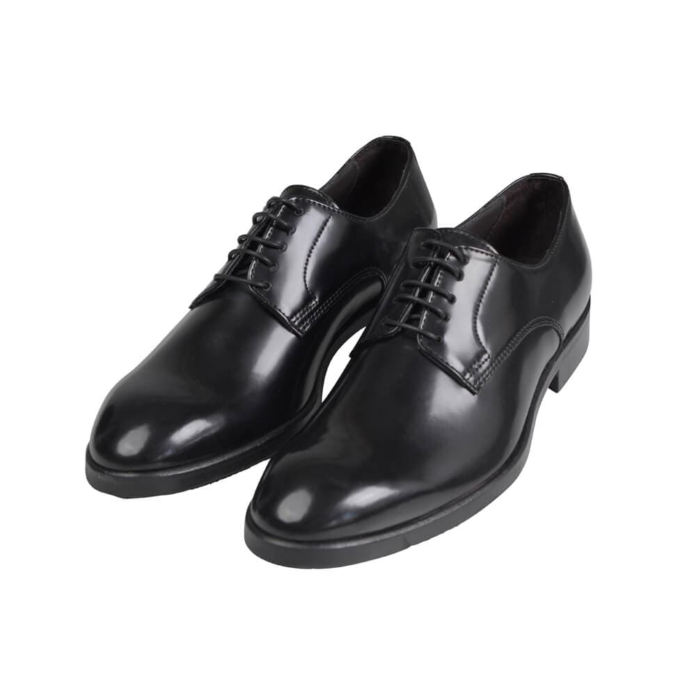 Derby Μαύρο Leather Shoes New Arrival