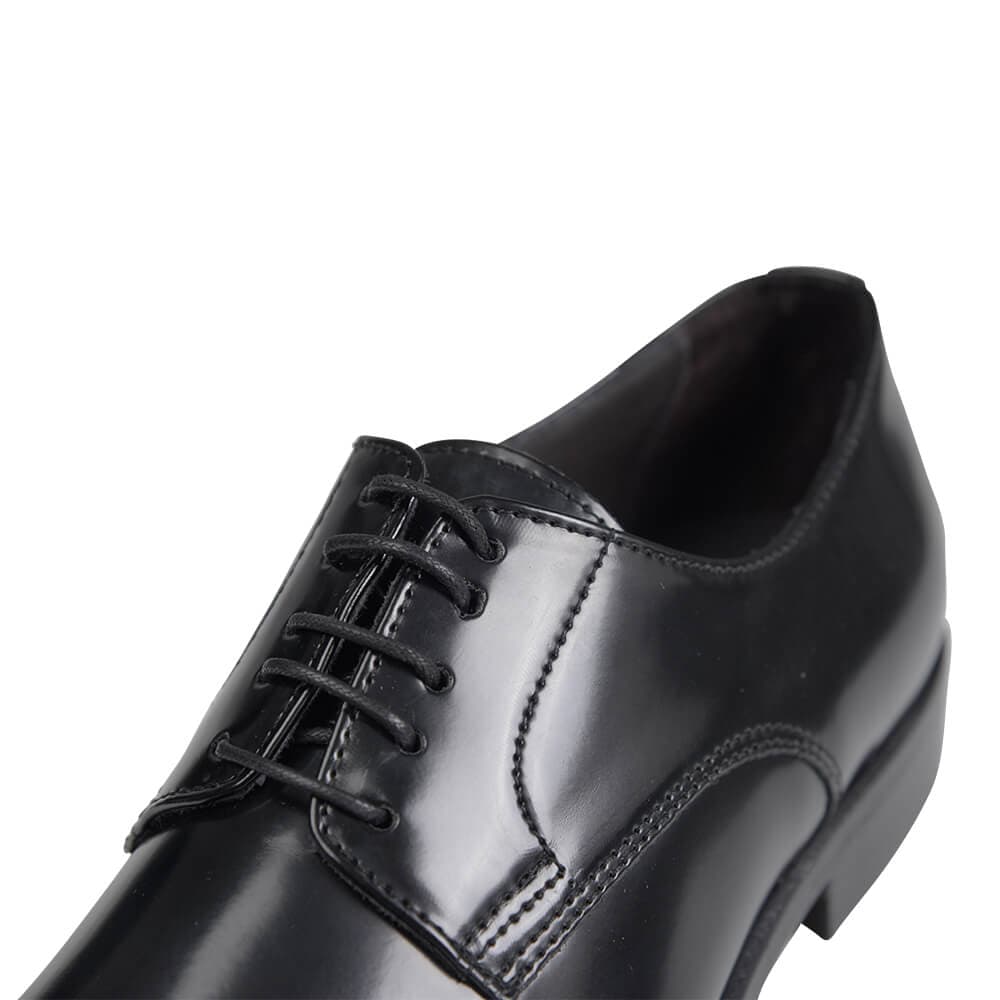 Derby Μαύρο Leather Shoes New Arrival