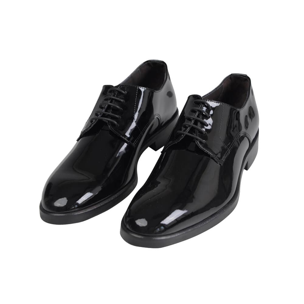 Derby Μαύρο Leather Shoes New Arrival