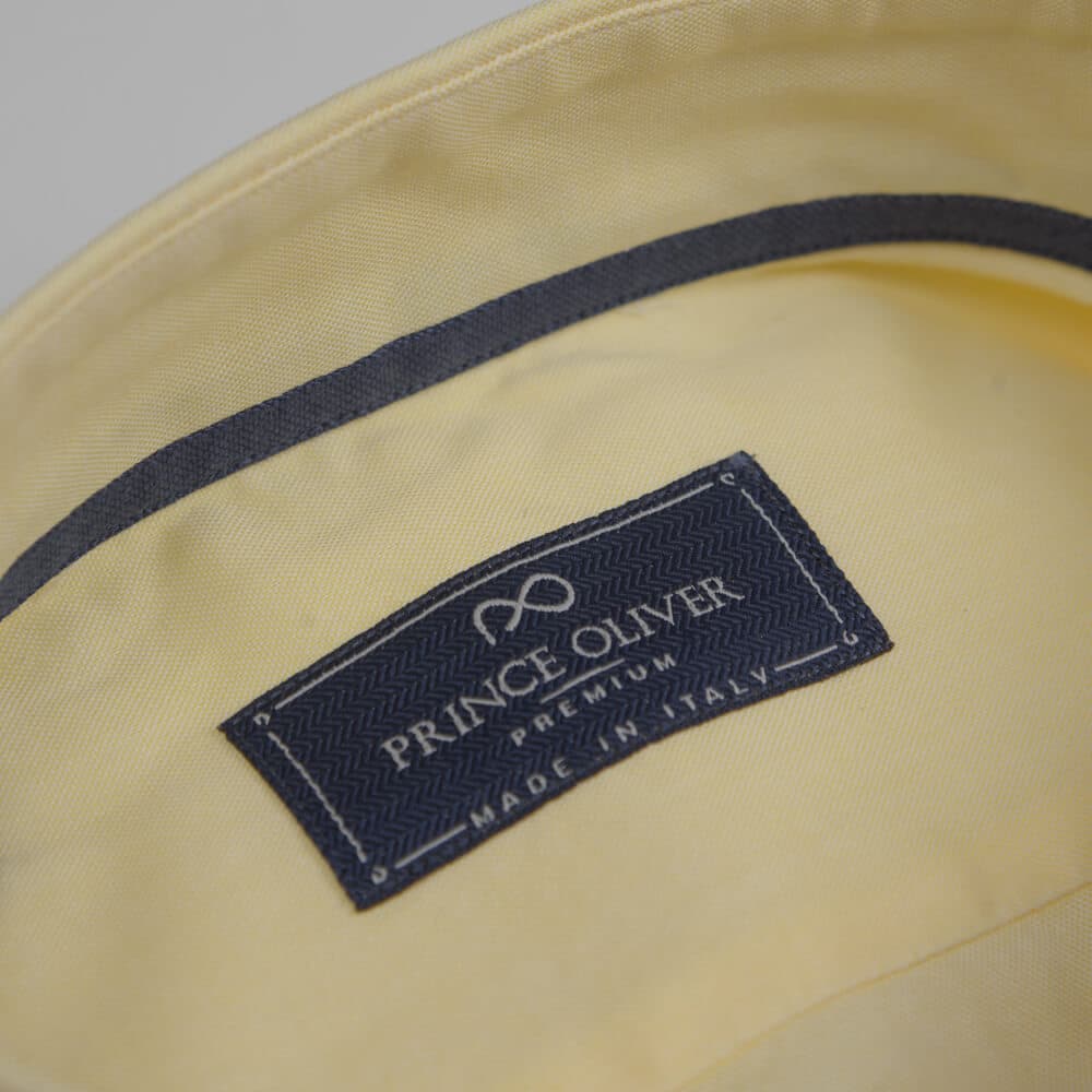 Superior Πουκάμισο Κίτρινο 100% Fine Cotton (Modern Fit)