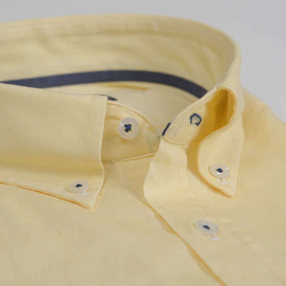 Superior Πουκάμισο Κίτρινο 100% Fine Cotton (Modern Fit)