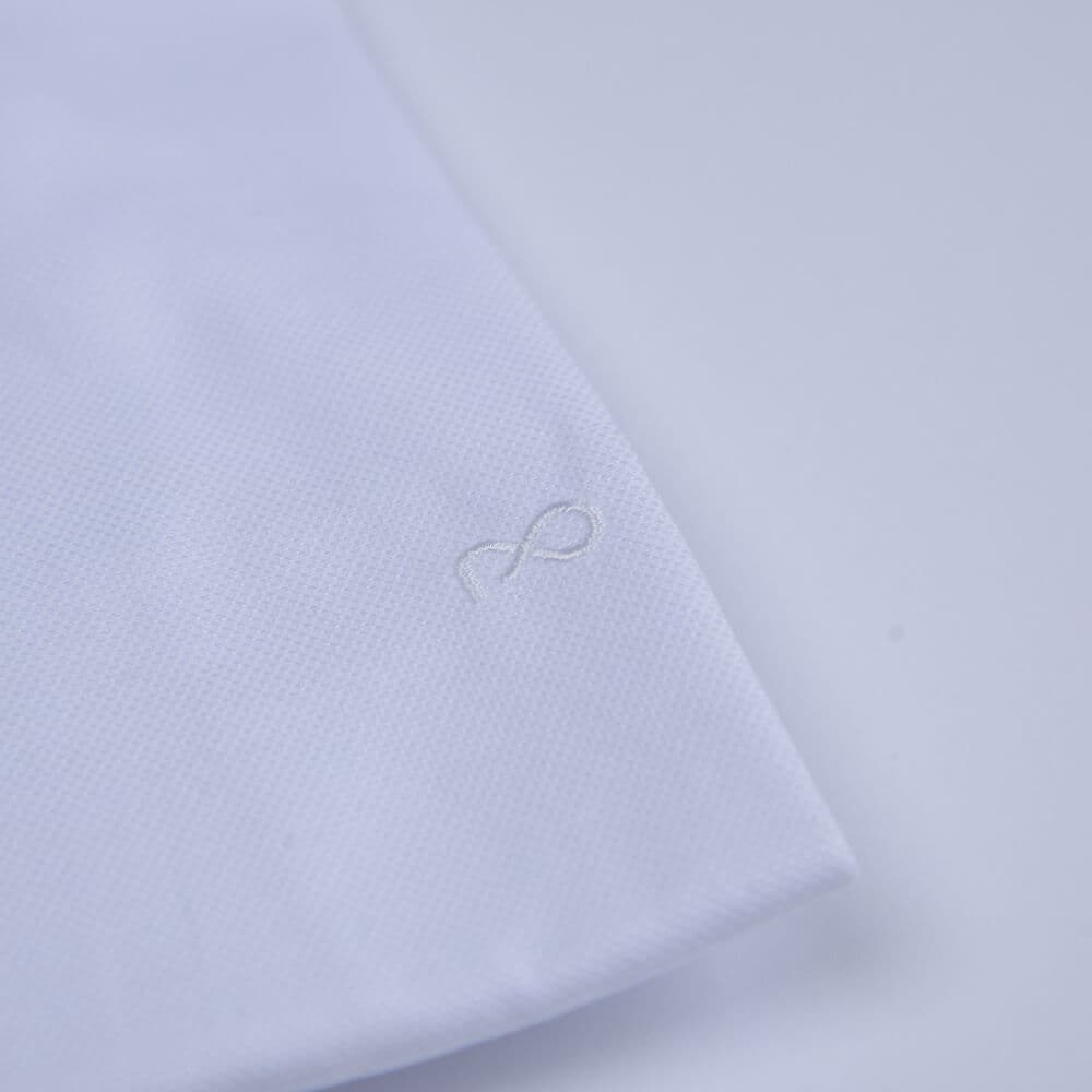 Πουκάμισο Με Μικροσχέδιο Λευκό (Modern Fit)