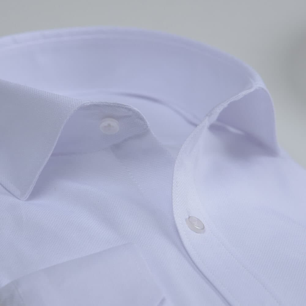 Πουκάμισο Με Μικροσχέδιο Λευκό (Modern Fit)