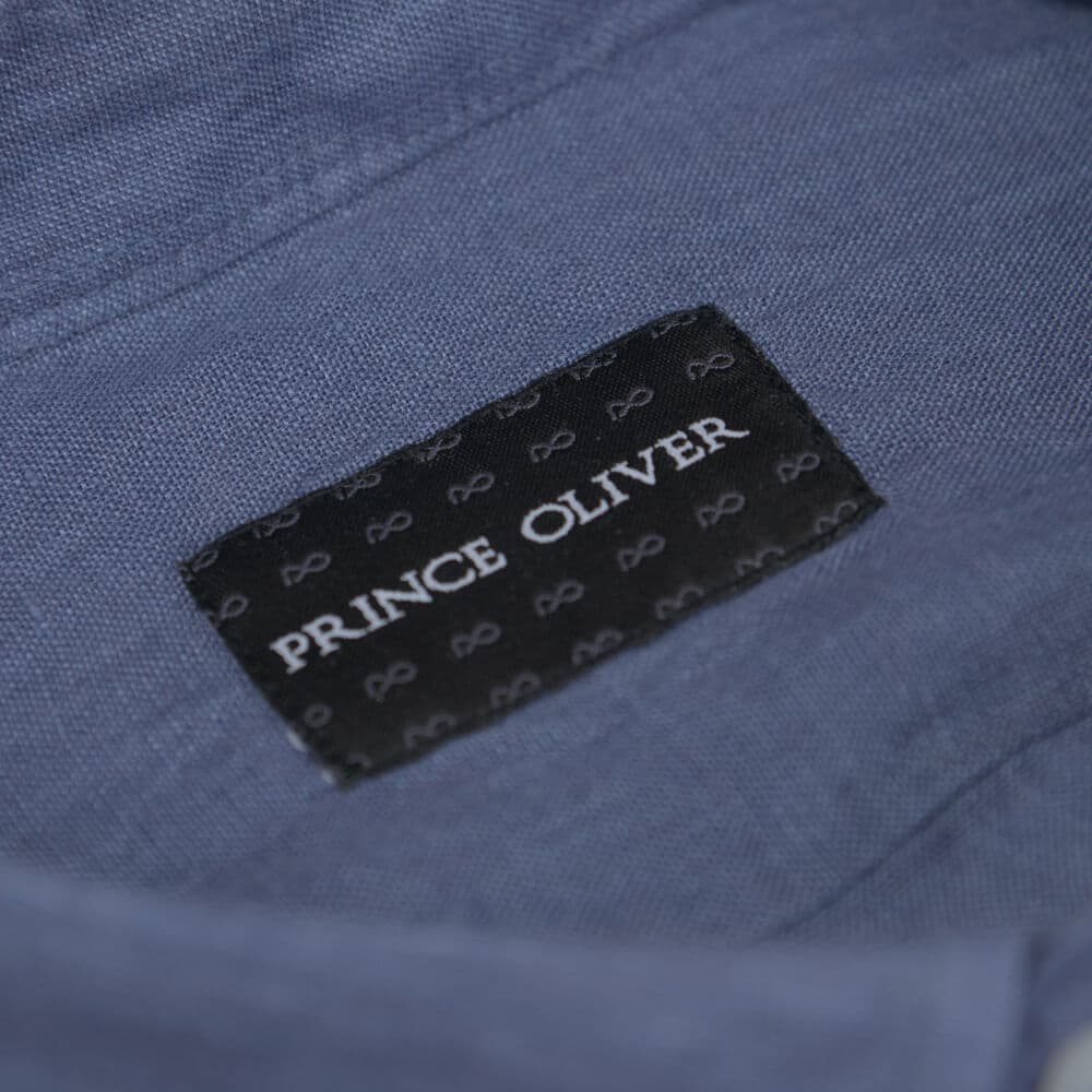 Premium Πουκάμισο Μπλε 100% Λινό (Modern Fit)