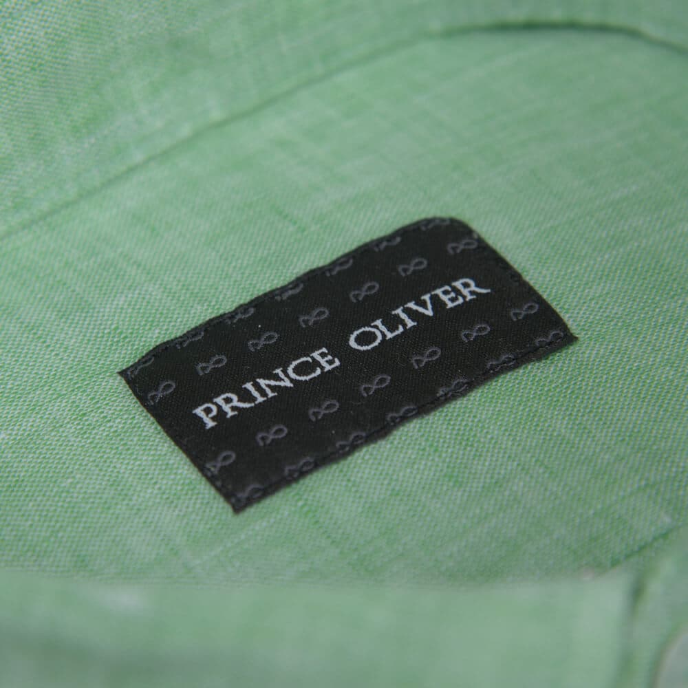 Premium Πουκάμισο Λαχανί 100% Λινό (Modern Fit)