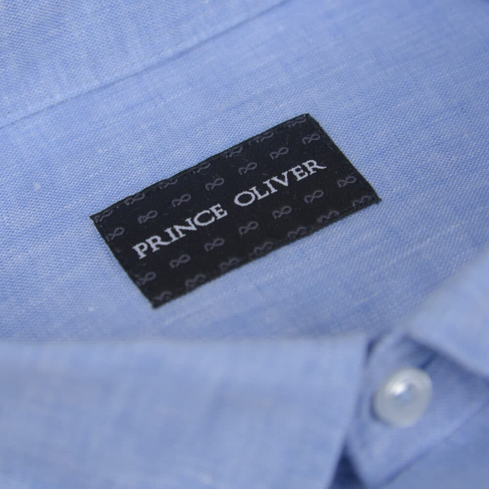 Premium Πουκάμισο Γαλάζιο 100% Λινό (Modern Fit)
