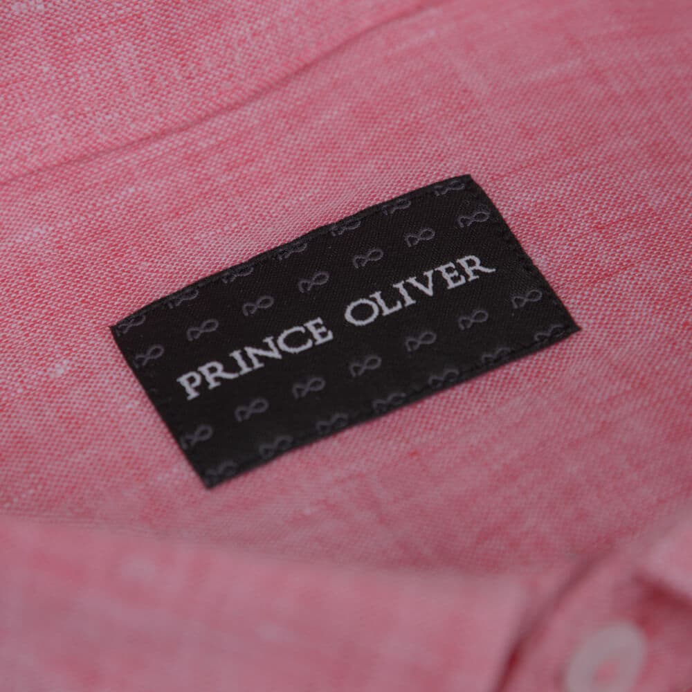 Premium Πουκάμισο Ροζ 100% Λινό (Modern Fit)