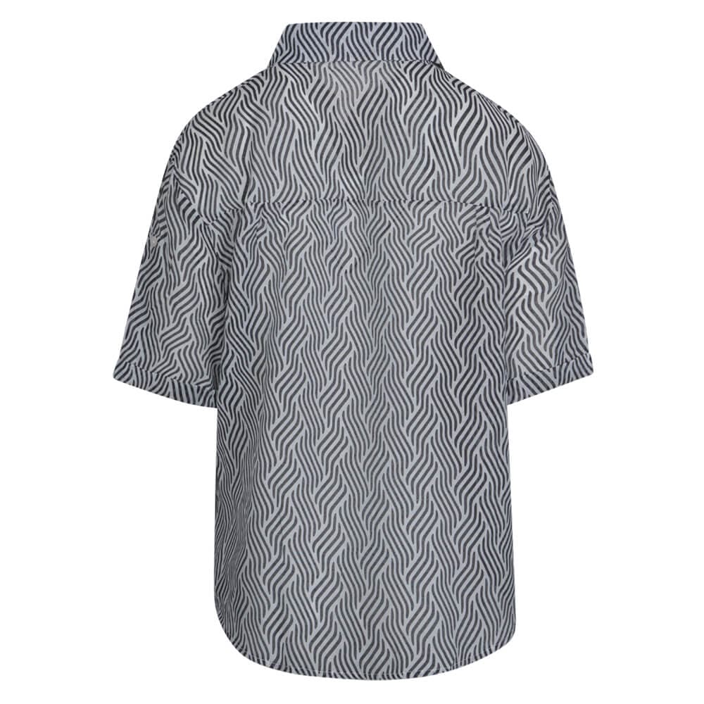 Γυναικεία Πουκαμίσα Μαύρη Με Σχέδιο