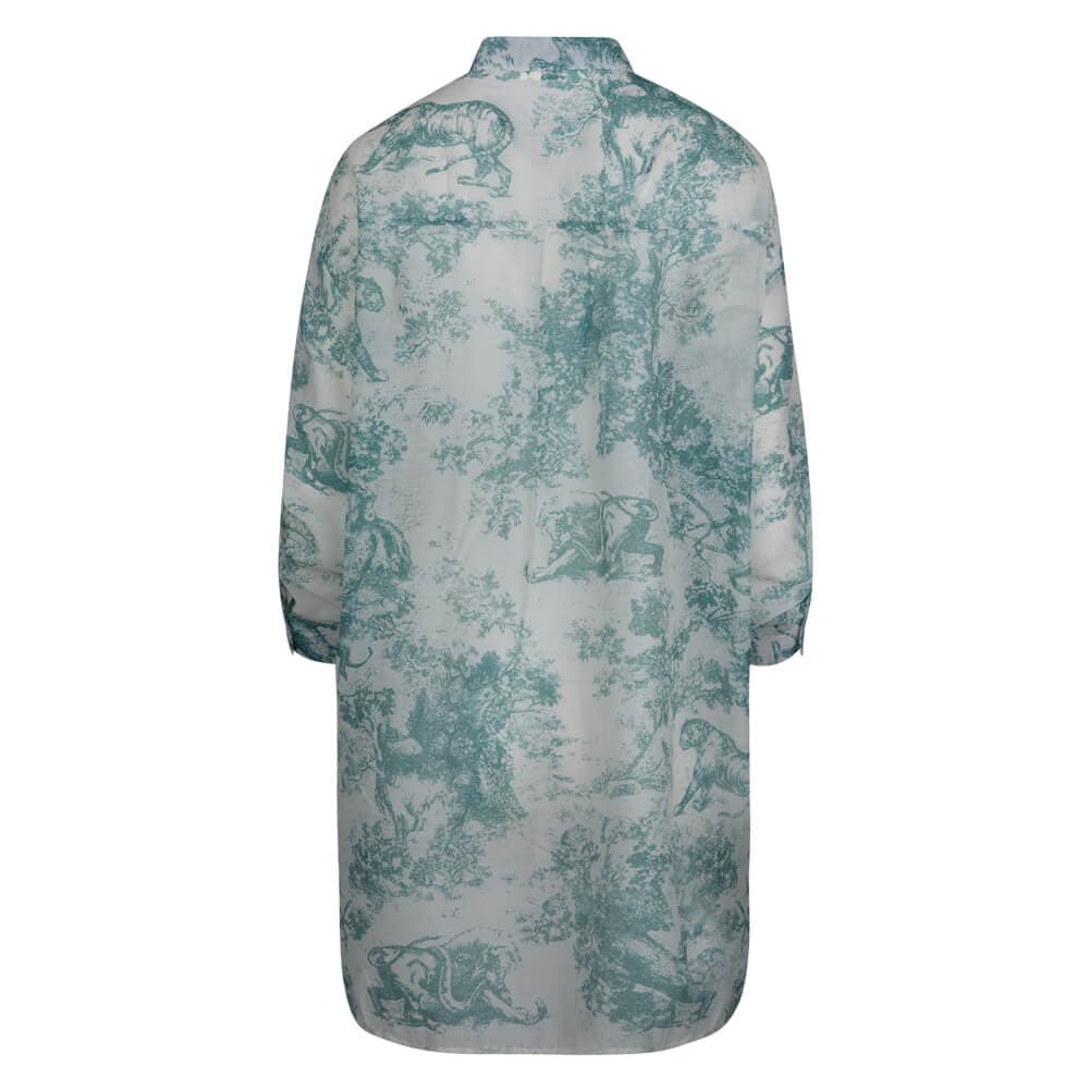 Γυναικεία Πουκαμίσα Πράσινη Με Σχέδιο