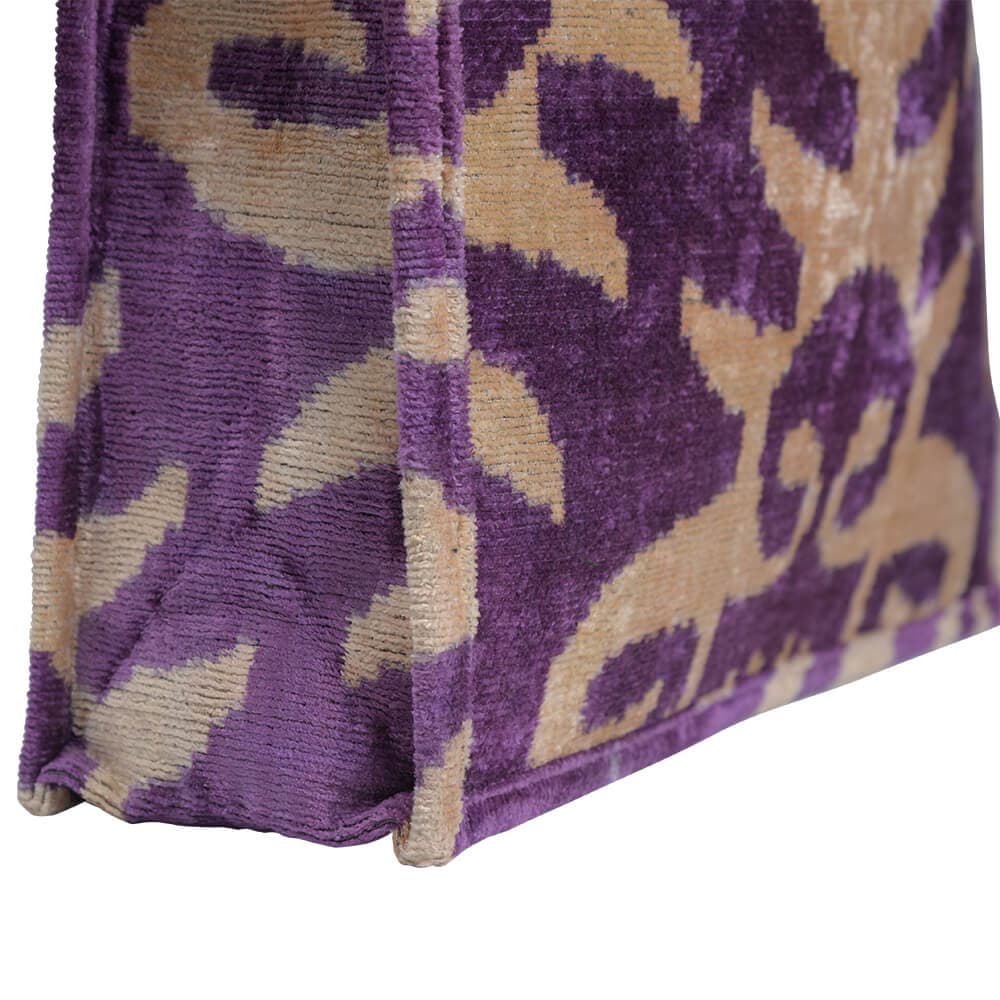 Κλειώ Tote Bag Με Print Μωβ