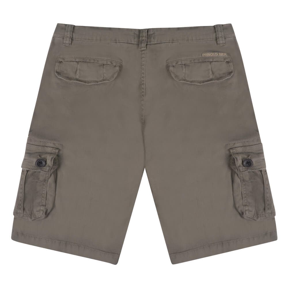 Βερμούδα Cargo Χακί (Modern Fit)