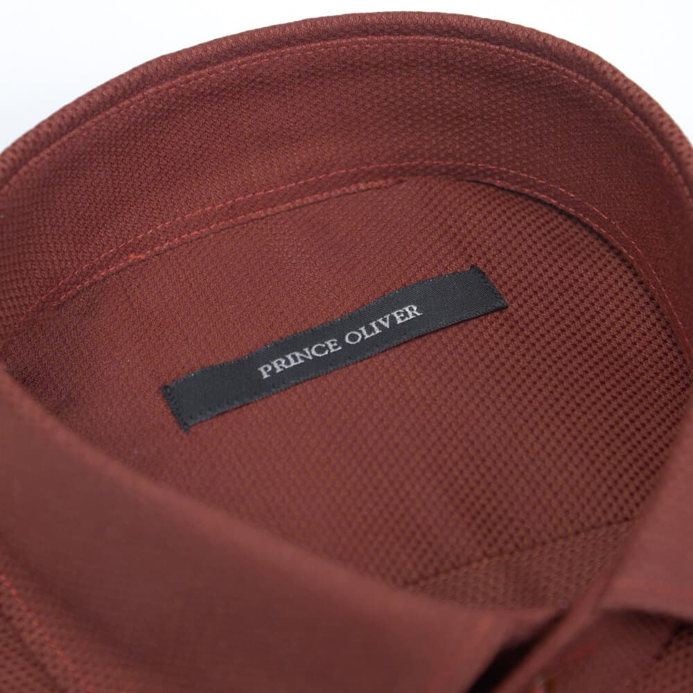 Πουκάμισο Μπoρντώ (Modern Fit)