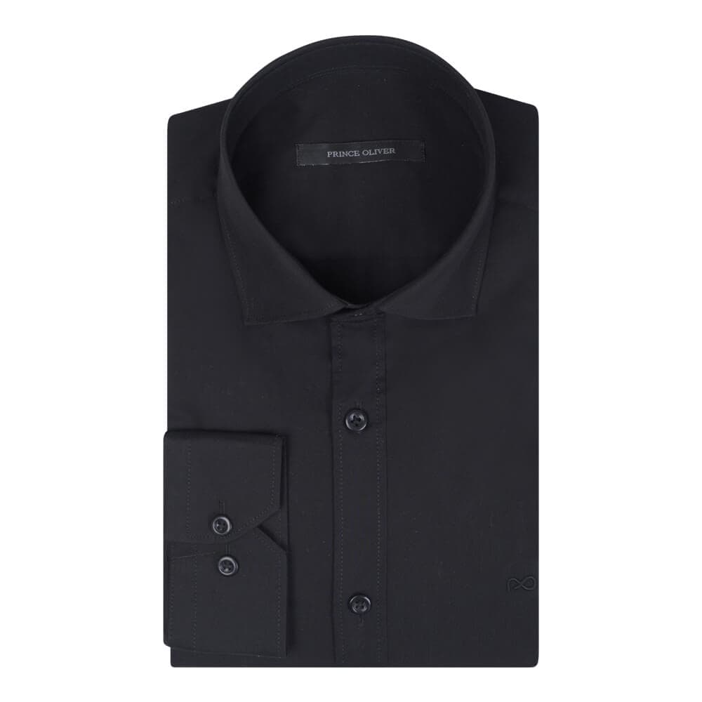 Πουκάμισο Μαύρο (Modern Fit) New Arrival