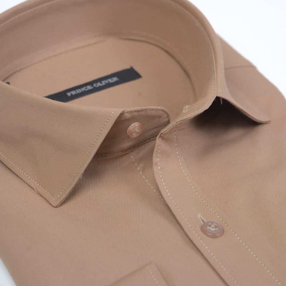 Πουκάμισο Καφέ Ανοιχτό (Modern Fit) New Arrival