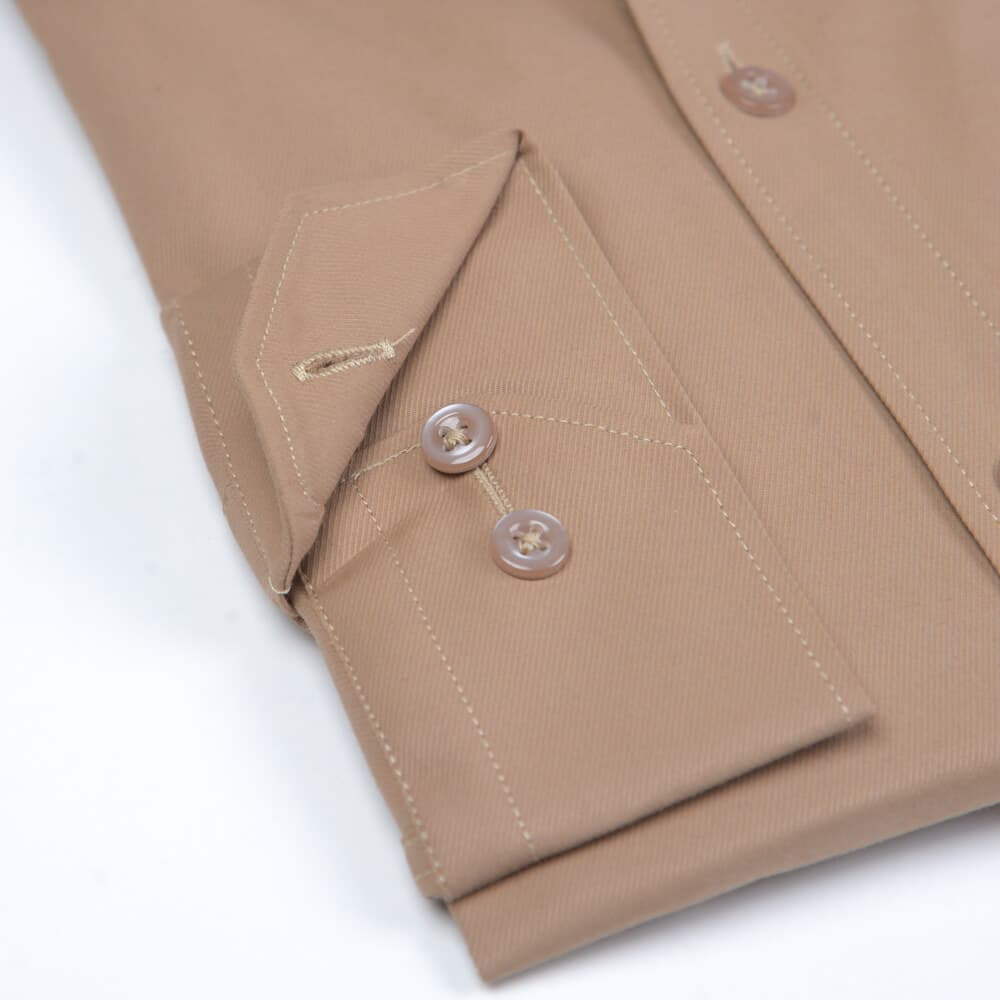 Πουκάμισο Καφέ Ανοιχτό (Modern Fit) New Arrival