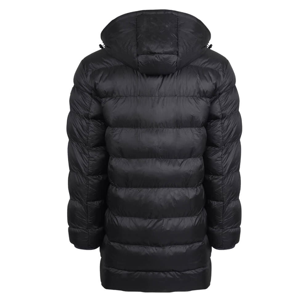 Puffer Long Jacket Μαύρο (Modern Fit) New Arrival