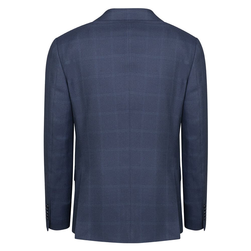 Σακάκι Καρό Μπλε (Modern Fit) New Arrival