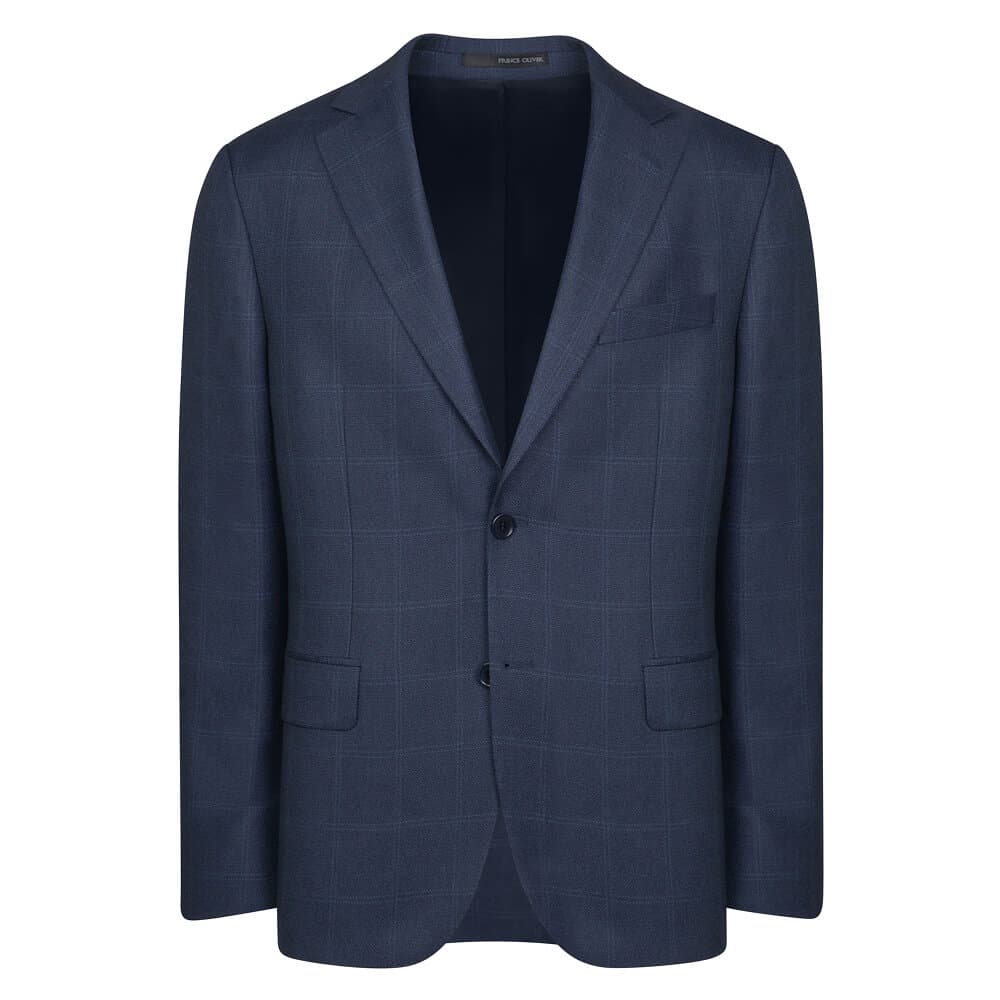 Σακάκι Καρό Μπλε (Modern Fit) New Arrival