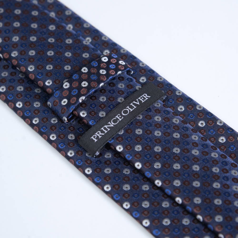 Γραβάτα Με Σχέδιο Μπλε (Φάρδος 7 cm) New Arrival