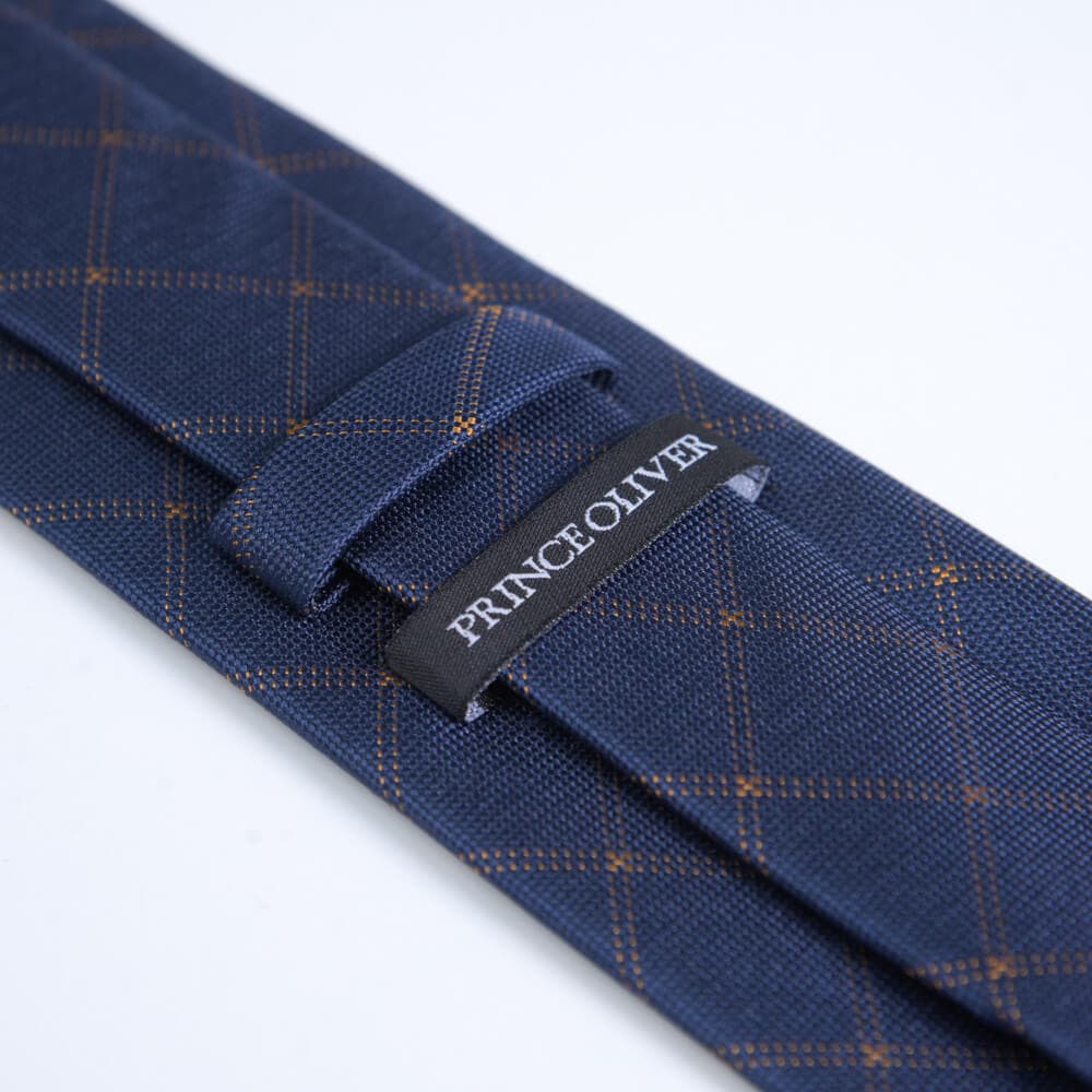 Γραβάτα Καρό Μπλε (Φάρδος 7 cm) New Arrival