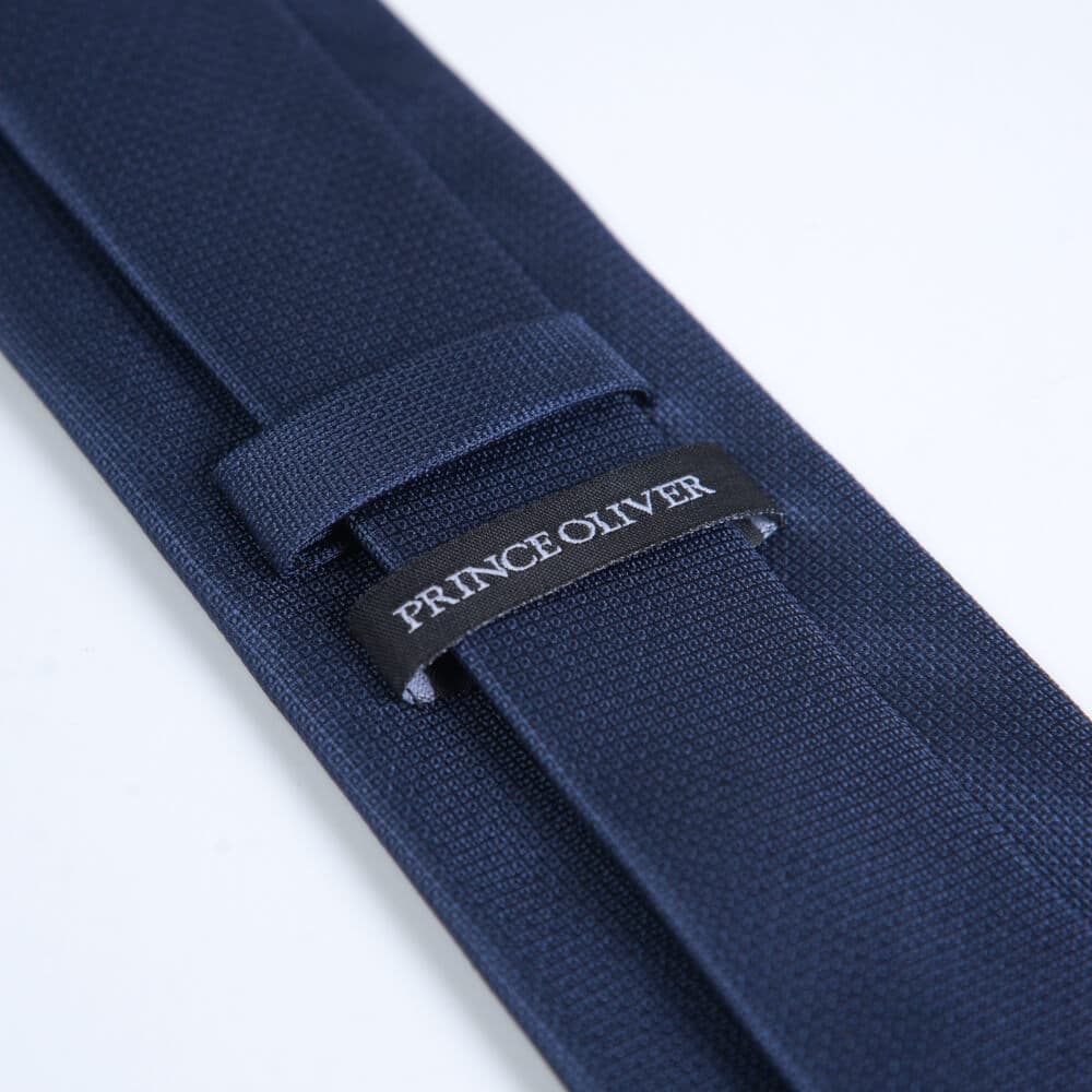 Γραβάτα Με Μικροσχέδιο Μπλε Σκούρο (Φάρδος 7 cm) New Arrival