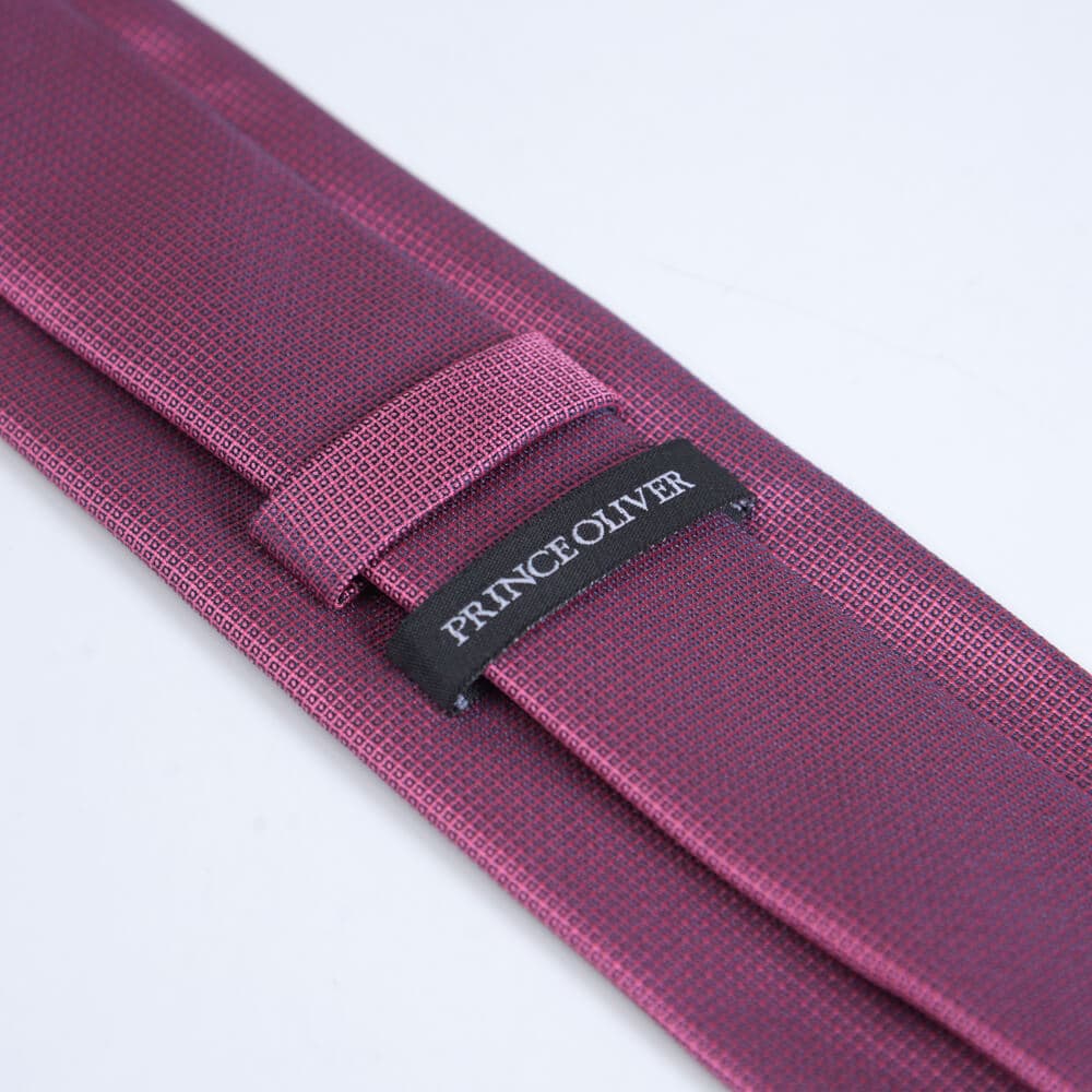 Γραβάτα Με Μικροσχέδιο Φούξια (Φάρδος 7 cm) New Arrival