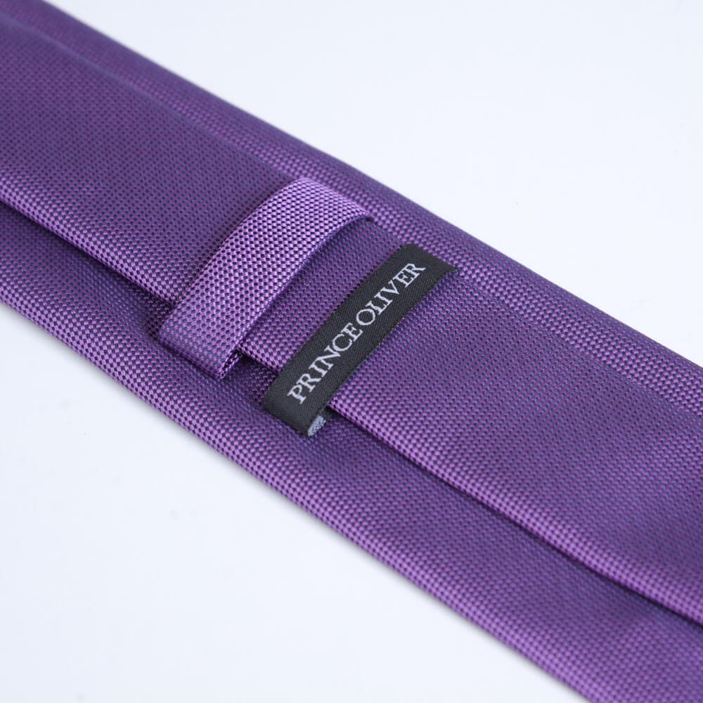 Γραβάτα Με Μικροσχέδιο Μωβ (Φάρδος 7 cm) New Arrival