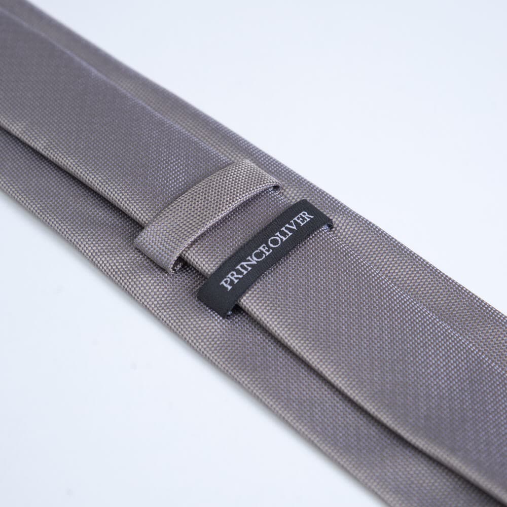 Γραβάτα Με Μικροσχέδιο Μπεζ (Φάρδος 7 cm) New Arrival