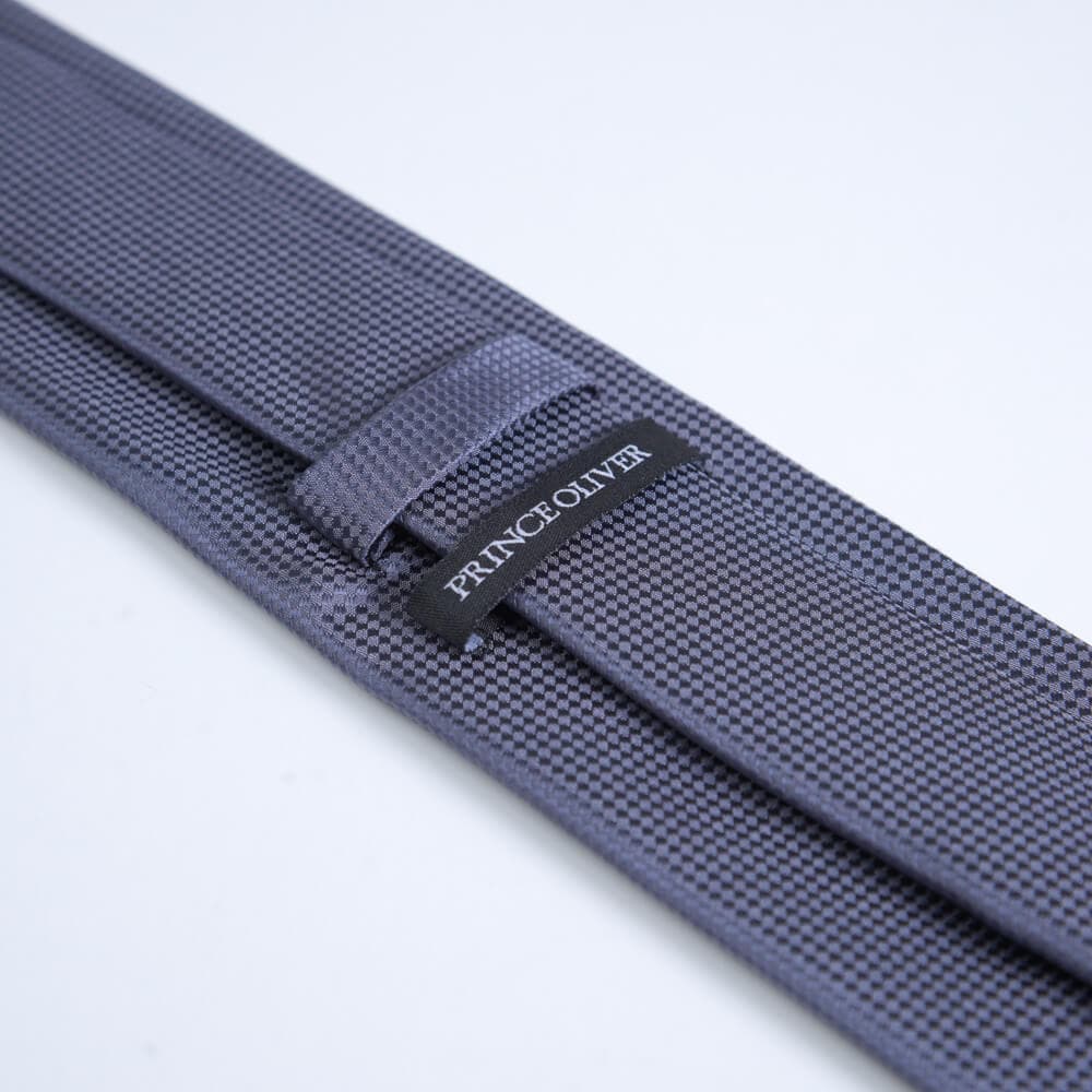 Γραβάτα Με Μικροσχέδιο Γκρι (Φάρδος 7 cm) New Arrival