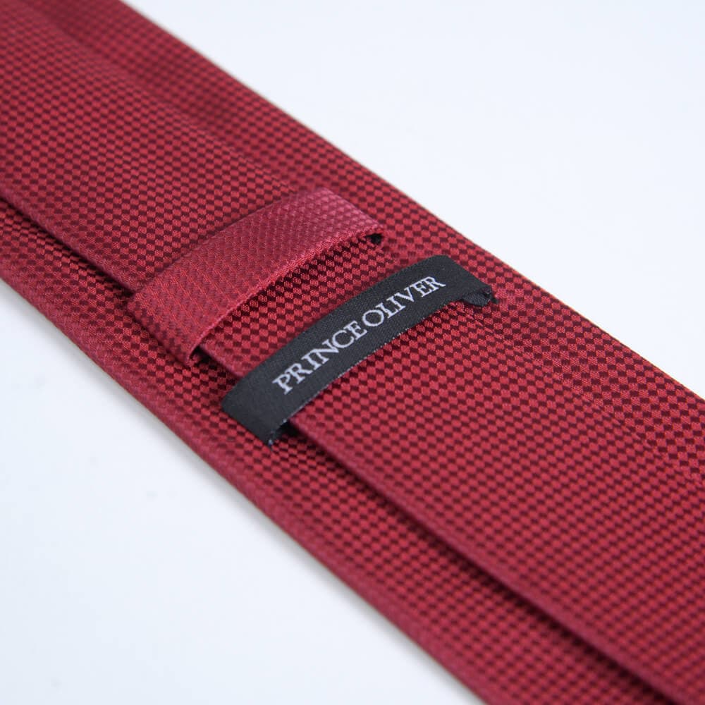 Γραβάτα Με Μικροσχέδιο Κόκκινη (Φάρδος 7 cm) New Arrival