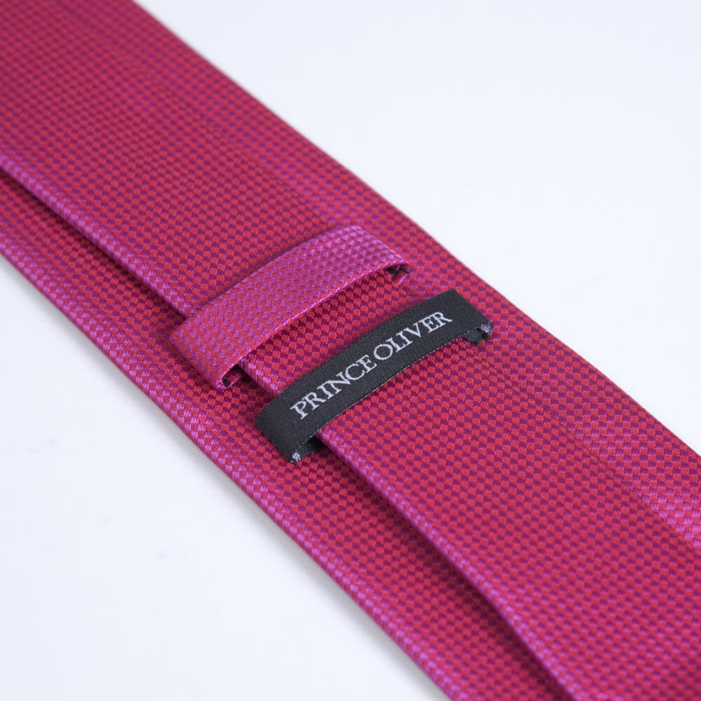 Γραβάτα Με Μικροσχέδιο Φούξια (Φάρδος 7 cm) New Arrival