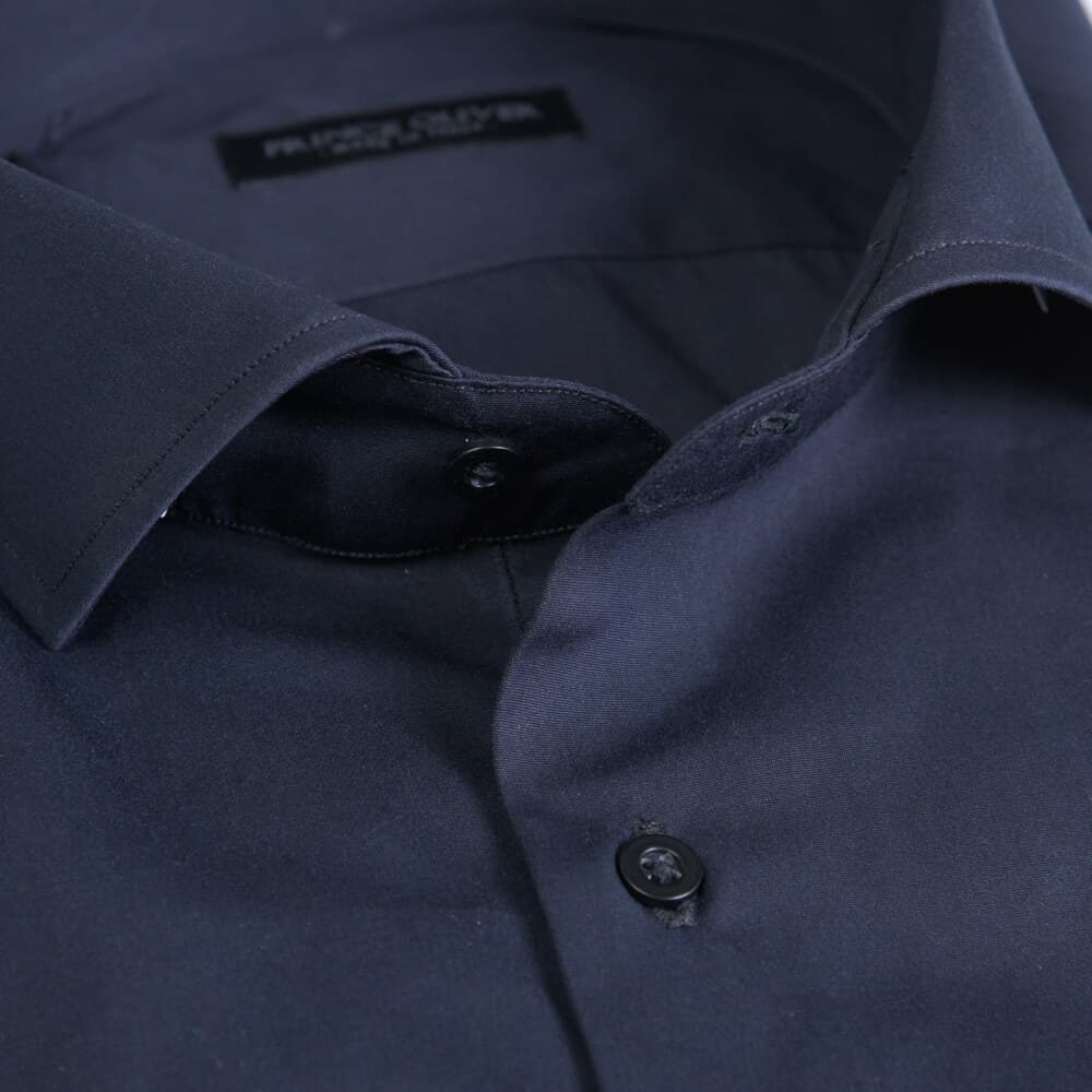 Superior Πουκάμισο Μαύρο 100% Fine Cotton (Modern Fit) New Arrival