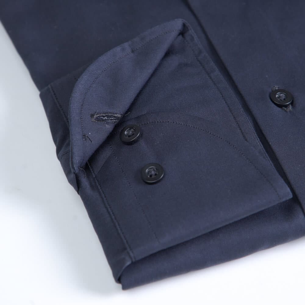 Superior Πουκάμισο Μαύρο 100% Fine Cotton (Modern Fit) New Arrival