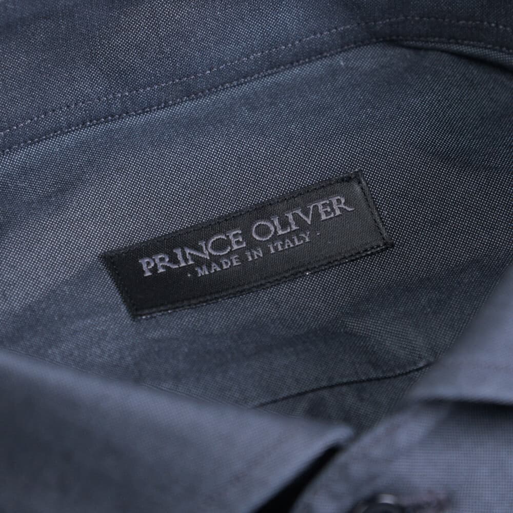 Superior Πουκάμισο Γκρι Σκούρο 100% Fine Cotton (Modern Fit) New Arrival