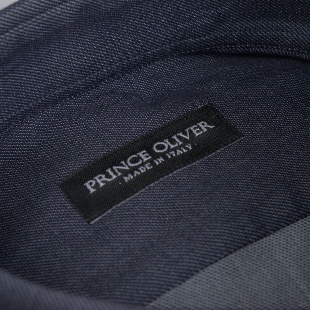 Superior Πουκάμισο Mπλε 100% Fine Cotton (Modern Fit) New Arrival