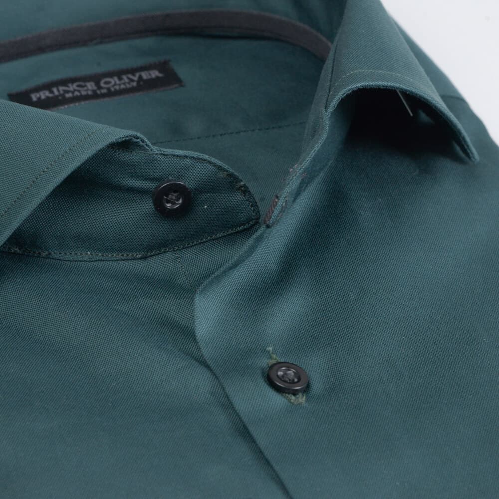 Superior Πουκάμισο Πράσινο 100% Fine Cotton (Modern Fit) New Arrival