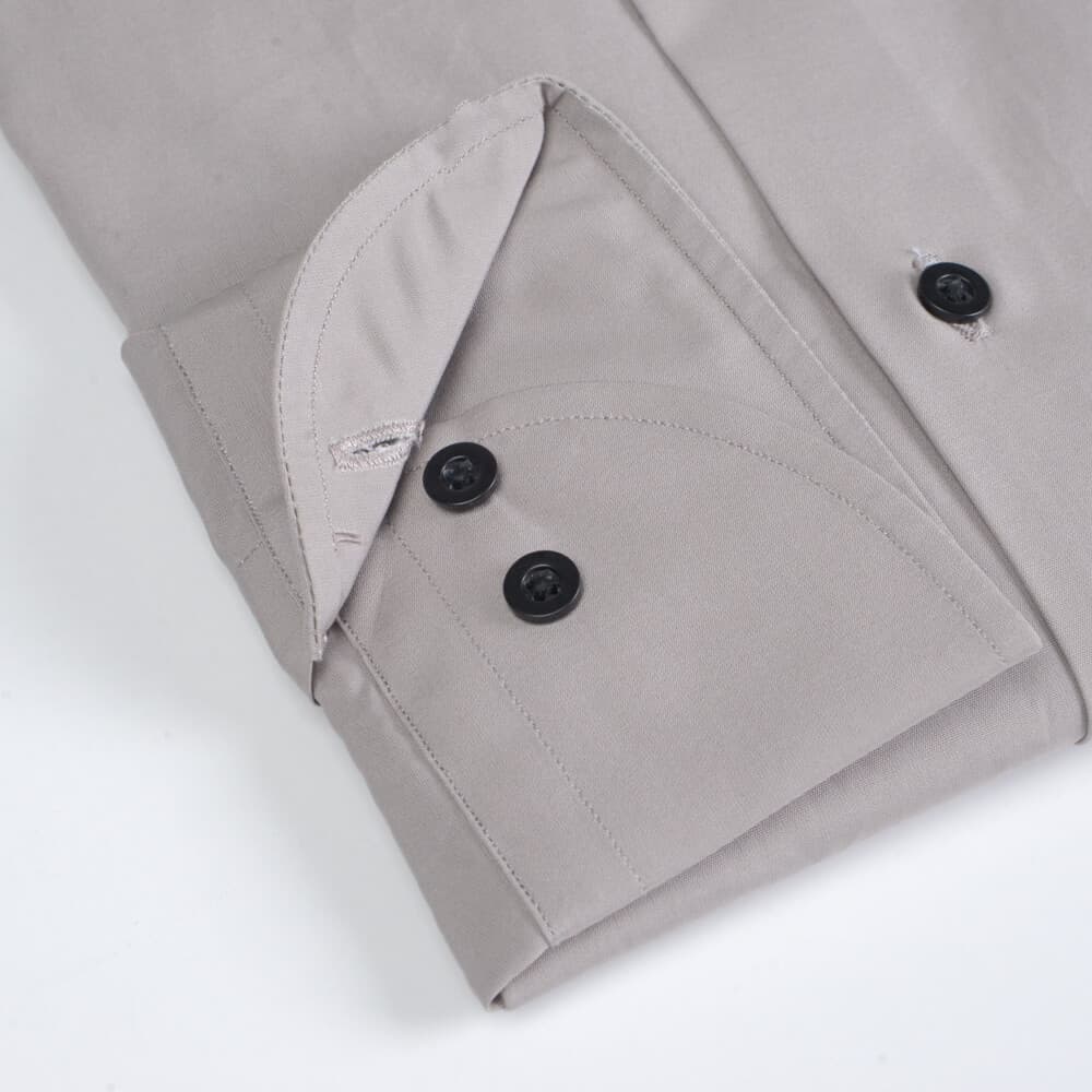 Superior Πουκάμισο Γκρι 100% Fine Cotton (Modern Fit) New Arrival