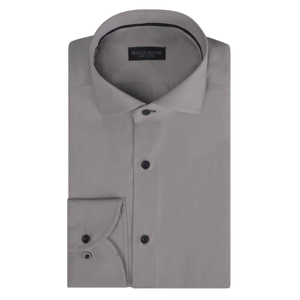 Superior Πουκάμισο Μπεζ 100% Fine Cotton (Modern Fit) New Arrival