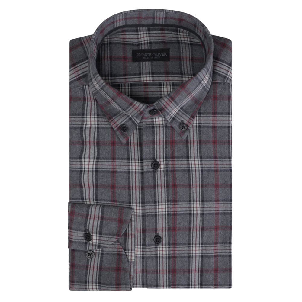 Men's Shirts Prince Oliver Gray