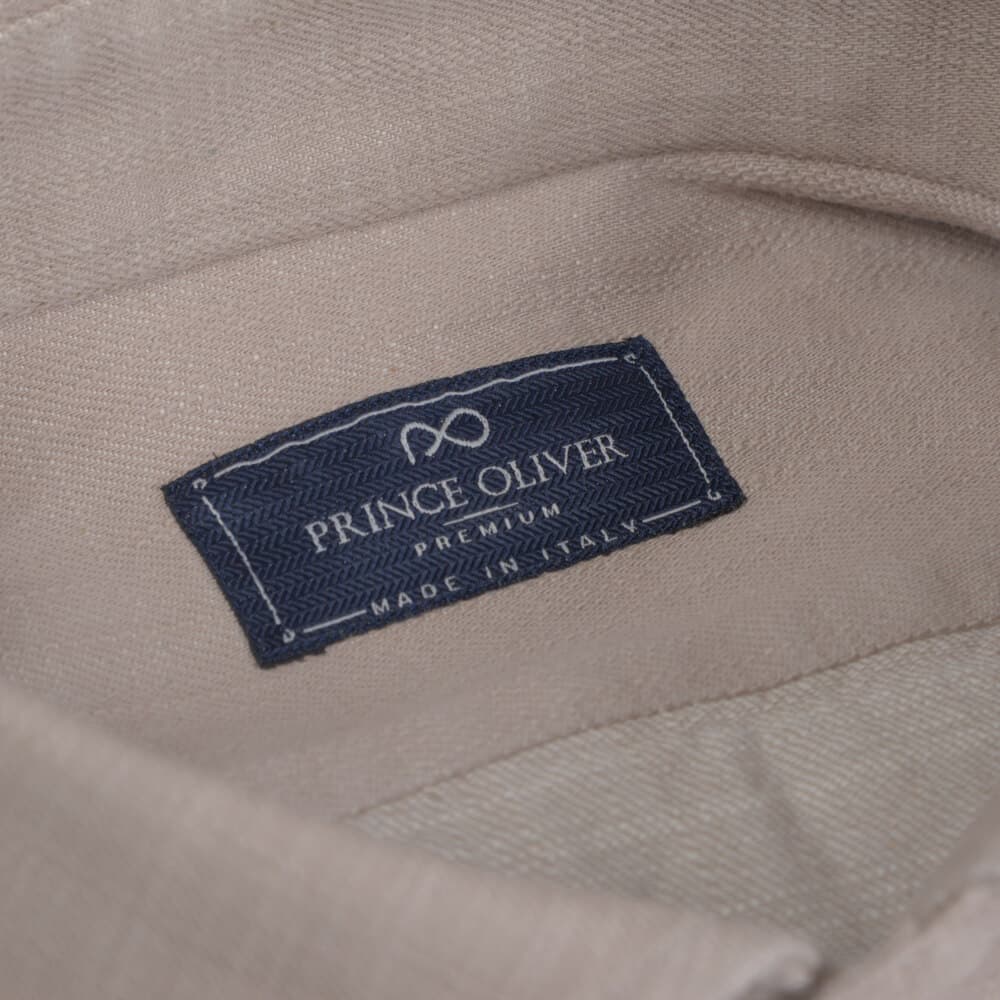 Superior Πουκάμισο Μπεζ 100% Fine Cotton (Modern Fit) New Arrival