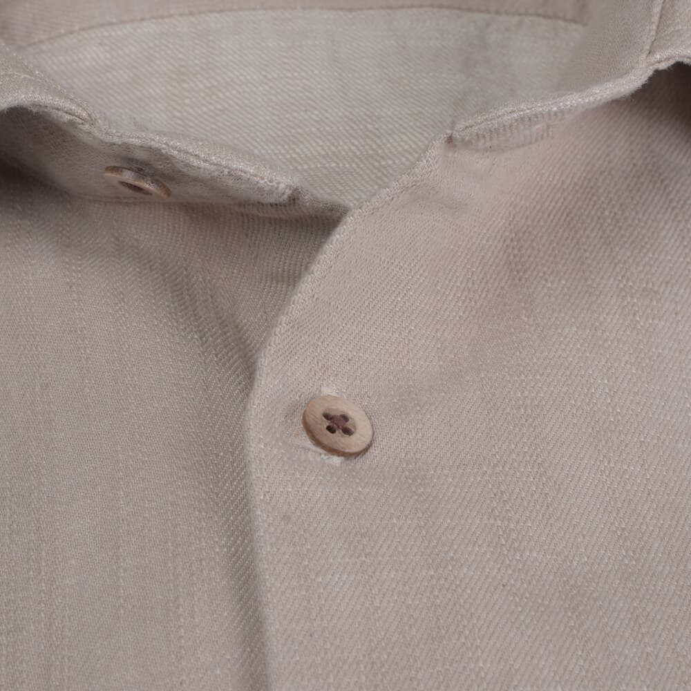 Superior Πουκάμισο Μπεζ 100% Fine Cotton (Modern Fit) New Arrival