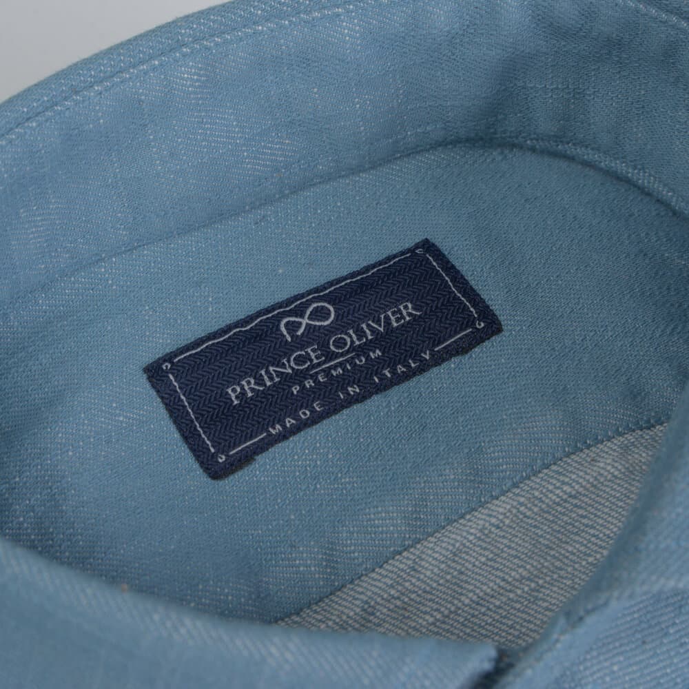 Superior Πουκάμισο Γαλάζιο 100% Fine Cotton (Modern Fit) New Arrival