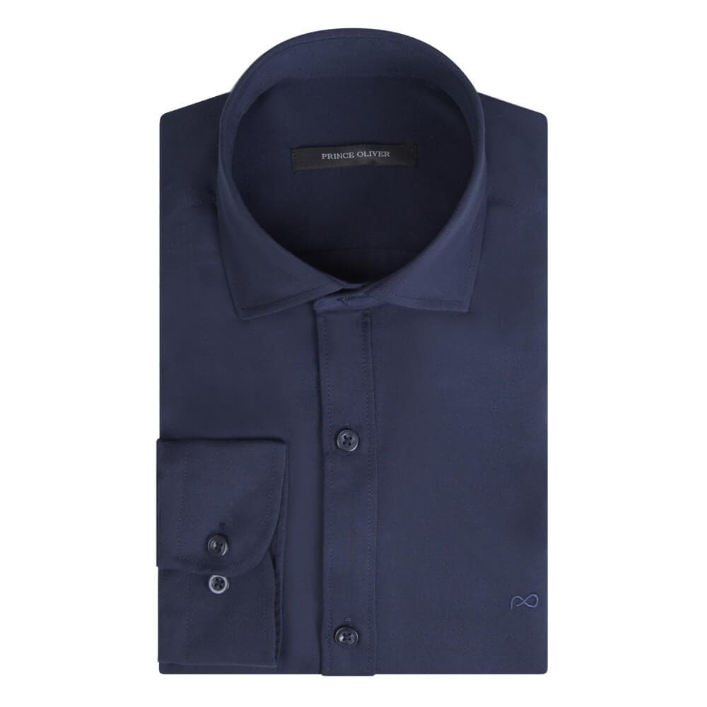 Tencel Πουκάμισο Μπλε (Modern Fit) New Arrival