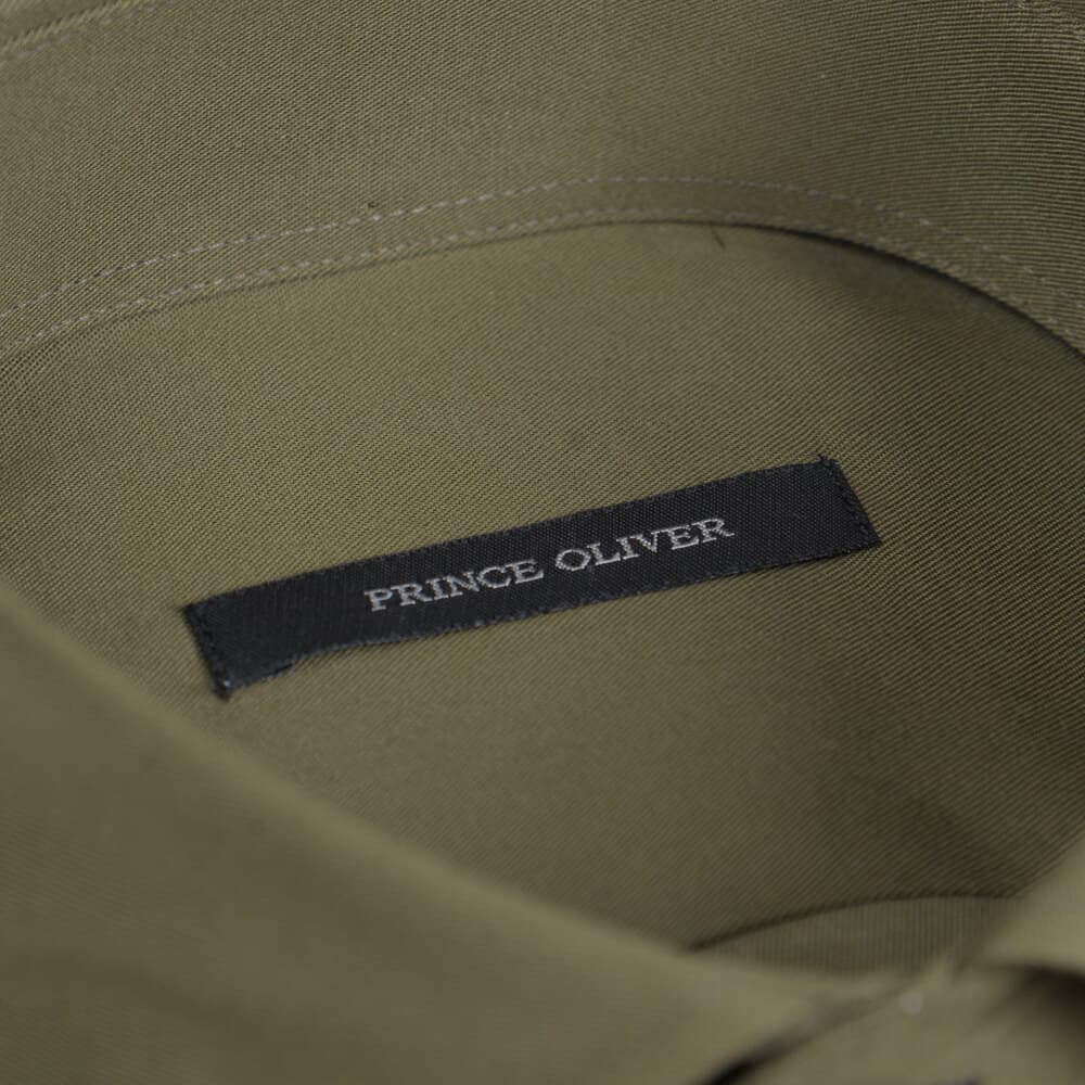 Tencel Πουκάμισο Χακί (Modern Fit) New Arrival