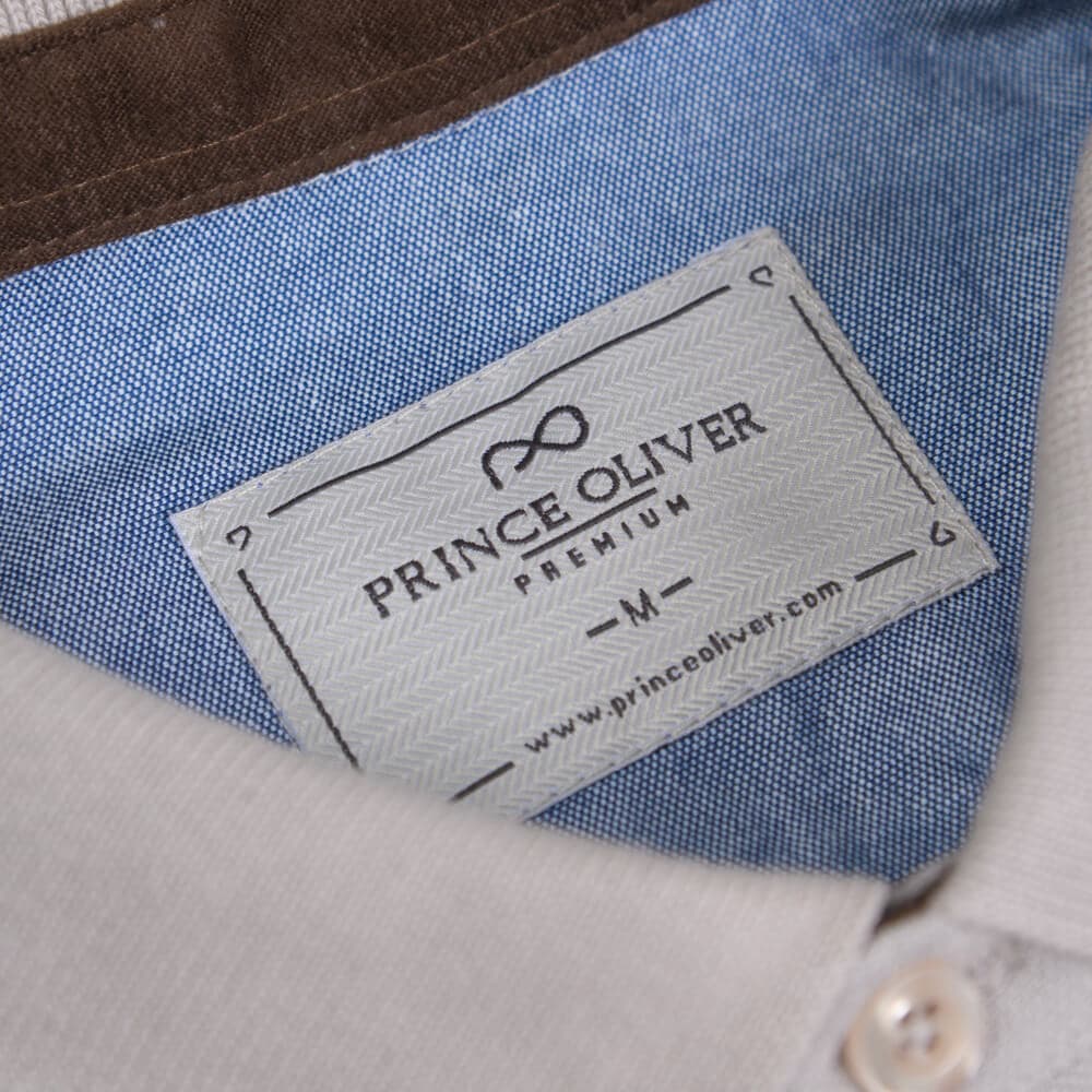 Signature Long Sleeve Polo Γκρι Ανοιχτό (Modern Fit) New Arrival